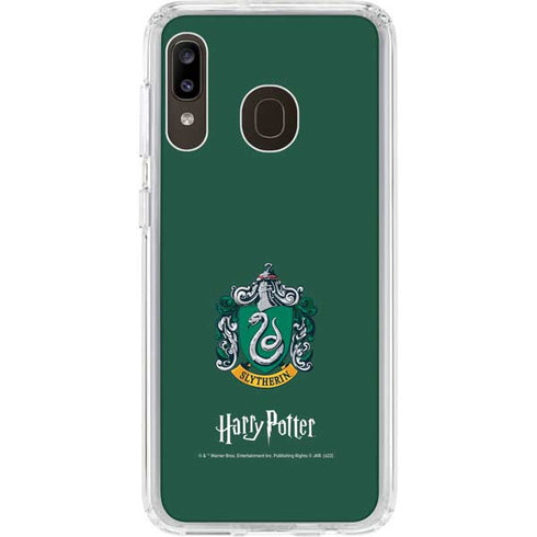 Wizarding World Harry Potter Slytherin House Crest Galaxy A20 Clear Case